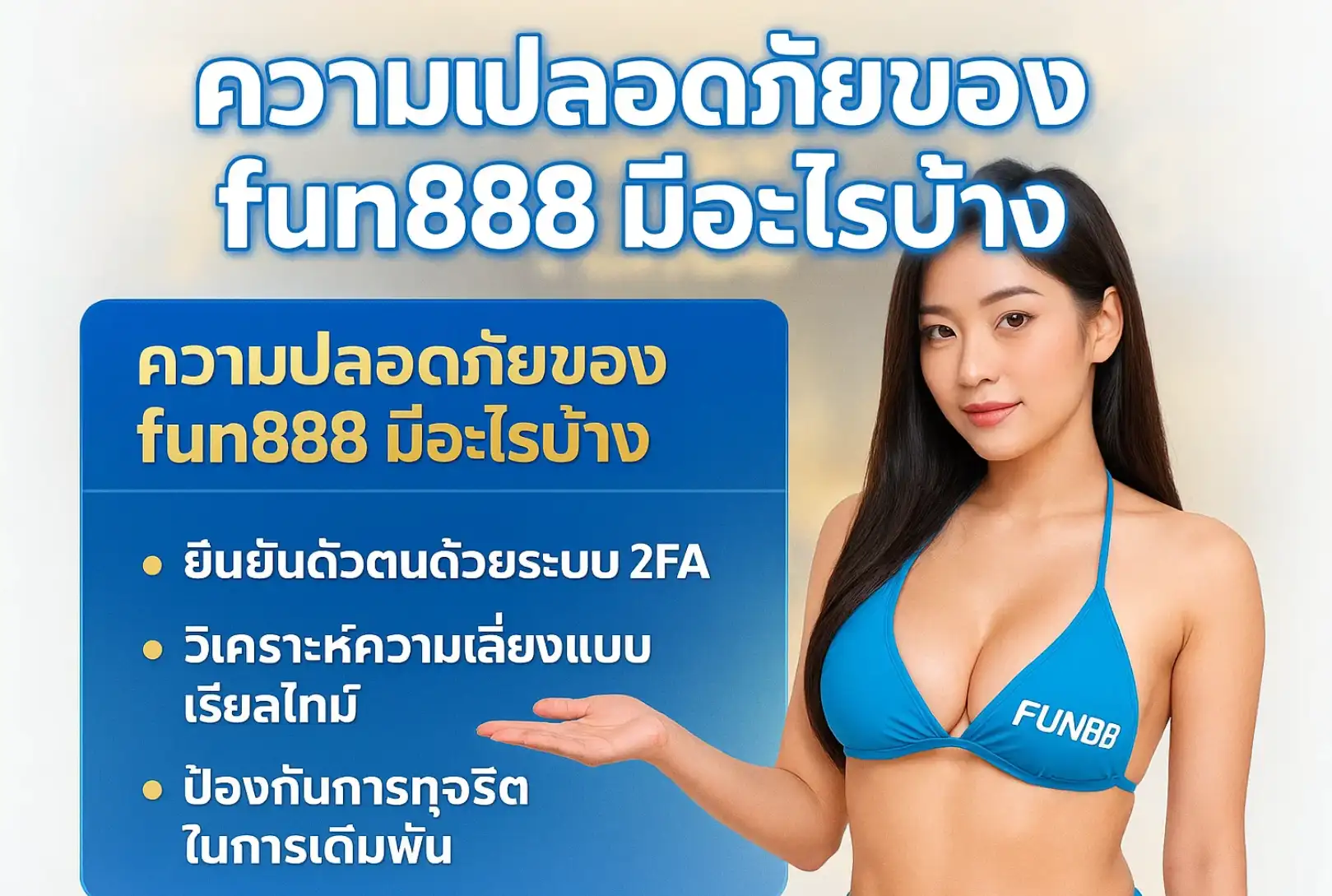 ความปลอดภัยของ fun888 ดีแค่ไหน?