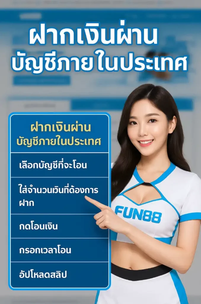 วิธีฝาก-ถอนผ่าน fun888